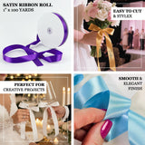 Satin ribbon roll 1 inch x 100 yards for gifts, weddings, and crafts