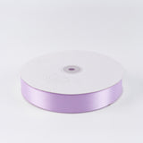 Lavender satin ribbon spool on white background#whtbkgd