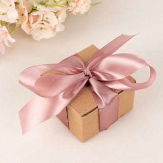 Add Elegance to Your Event with Dusty Rose Satin Ribbon