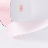 Pink and white LED ceiling light with modern curved design