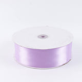 Lavender satin ribbon spool on white background#whtbkgd