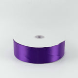 Purple satin ribbon roll on white background#whtbkgd