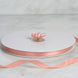 100 Yards 3/8inch Dusty Rose Single Face Decorative Satin Ribbon#whtbkgd