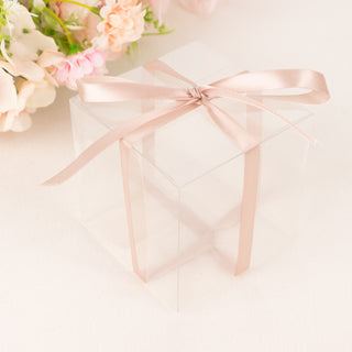 Add Elegance to Any Occasion with Nude Single Face Decorative Satin Ribbon