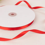 Red Single Face Decorative Satin Ribbon - A Must-Have for Every Craft Enthusiast