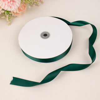 Enhance Your Crafts and Decorations with Hunter Emerald Green Satin Ribbon
