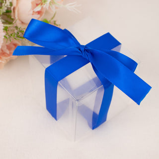 Dazzle with Royal Blue Satin Ribbon