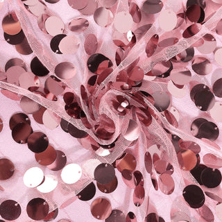 Create a Luxurious and Memorable Event with the Pink Sequin Table Runner