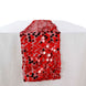 13x108 inch Red Big Payette Sequin Table Runner
