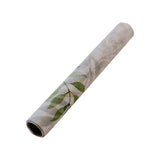 11x108inch White Green Non-Woven Olive Leaves Print Table Runner, Spring Summer Kitchen Dining