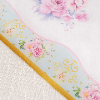 Create Lasting Impressions with the White Pink Non-Woven Peony Floral Table Runner