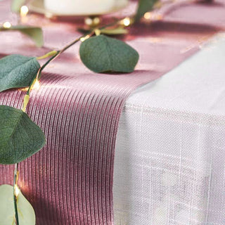 Enhance Your Event Decor with a Rose Gold Table Runner