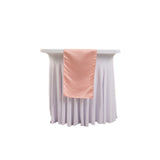 12x108inch Dusty Rose Lamour Satin Table Runner