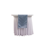 12x108inch Dusty Blue Lamour Satin Table Runner