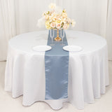 12x108inch Dusty Blue Lamour Satin Table Runner