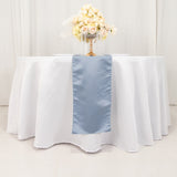 12x108inch Dusty Blue Lamour Satin Table Runner