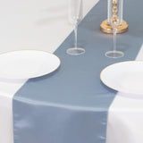 12x108inch Dusty Blue Lamour Satin Table Runner