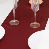 12x108inch Burgundy Lamour Satin Table Runner