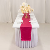 12x108inch Fuchsia Lamour Satin Table Runner