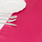 12x108inch Fuchsia Lamour Satin Table Runner