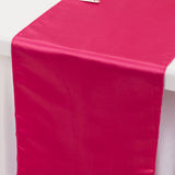 12x108inch Fuchsia Lamour Satin Table Runner#whtbkgd