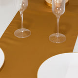 12x108inch Gold Lamour Satin Table Runner