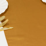 12x108inch Gold Lamour Satin Table Runner