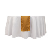 12x108inch Gold Lamour Satin Table Runner