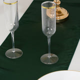 12x108inch Hunter Emerald Green Lamour Satin Table Runner