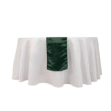 12x108inch Hunter Emerald Green Lamour Satin Table Runner