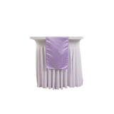 12x108inch Lavender Lilac Lamour Satin Table Runner