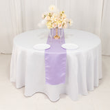 12x108inch Lavender Lilac Lamour Satin Table Runner