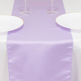 12x108inch Lavender Lilac Lamour Satin Table Runner