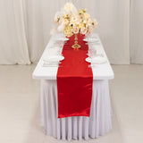 12x108inch Red Lamour Satin Table Runner