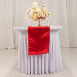 12x108inch Red Lamour Satin Table Runner