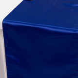 12x108inch Royal Blue Lamour Satin Table Runner#whtbkgd