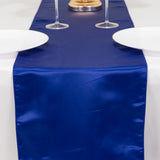 12x108inch Royal Blue Lamour Satin Table Runner