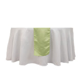 12x108inch Sage Green Lamour Satin Table Runner