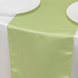 12x108inch Sage Green Lamour Satin Table Runner