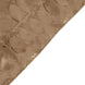 12x108inch Taupe 3D Leaf Petal Taffeta Fabric Table Runner#whtbkgd