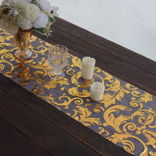 Versatile and Elegant Gold Organza Table Runner