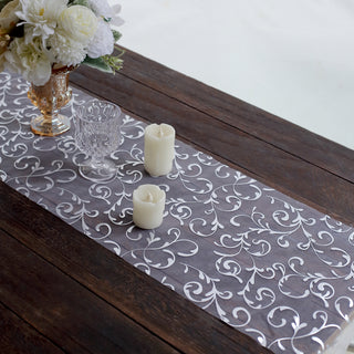 Create Unforgettable Memories with the Silver Organza Table Runner