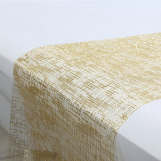 Unique Ways to Style Gold Glitter Table Runner