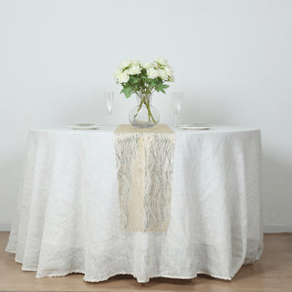 <span style="background-color:transparent;color:#000000;">Gold Mesh Organza Table Runner</span>