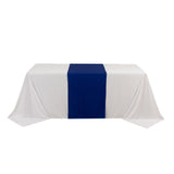 Wide Polyester 24x72inch Table Runner Royal Blue#whtbkgd