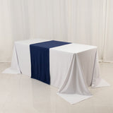 Navy Blue Wide Premium Polyester Table Runner, Printable Sublimation Blank Banner - 24"x72"