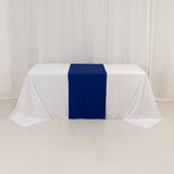 Royal Blue Wide Premium Polyester Table Runner, Printable Sublimation Blank Banner