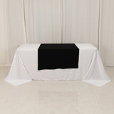 Wide Premium Polyester 36"x72" Table Runner Black - Sublimation Printable Banner