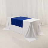 Royal Blue Wide Premium Polyester Table Runner, Printable Sublimation Blank Banner - 36"x72"