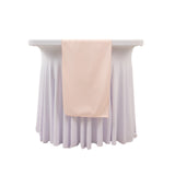 Blush Premium Scuba Polyester Table Runner, Wrinkle Free Table Linen